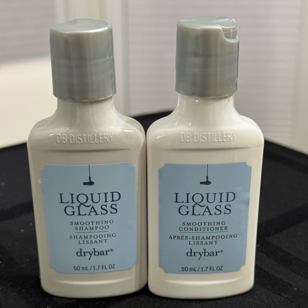 Drybar Travel Size Liquid Glass Smoothing Shampoo and Conditioner (NEW NO BOX)